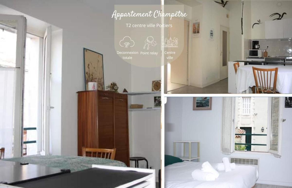 Appartement Champetre - Deconnexion Assuree 푸아티에 외부 사진